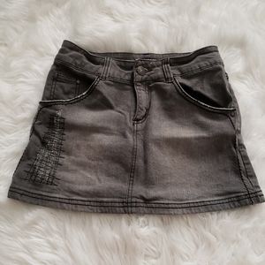 Morgan De Toi Grey wash Denim Skirt